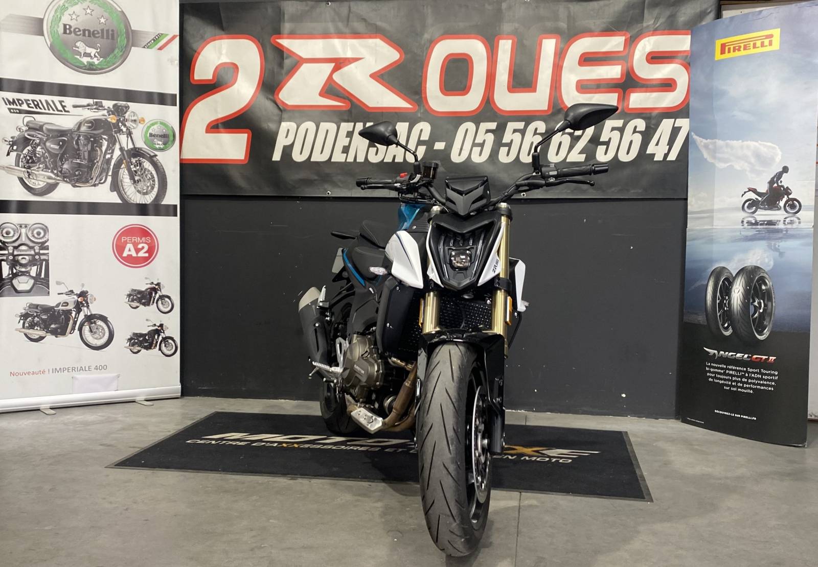 QJ MOTOR SRK550 ABS A2 démo pour 129.92e par mois